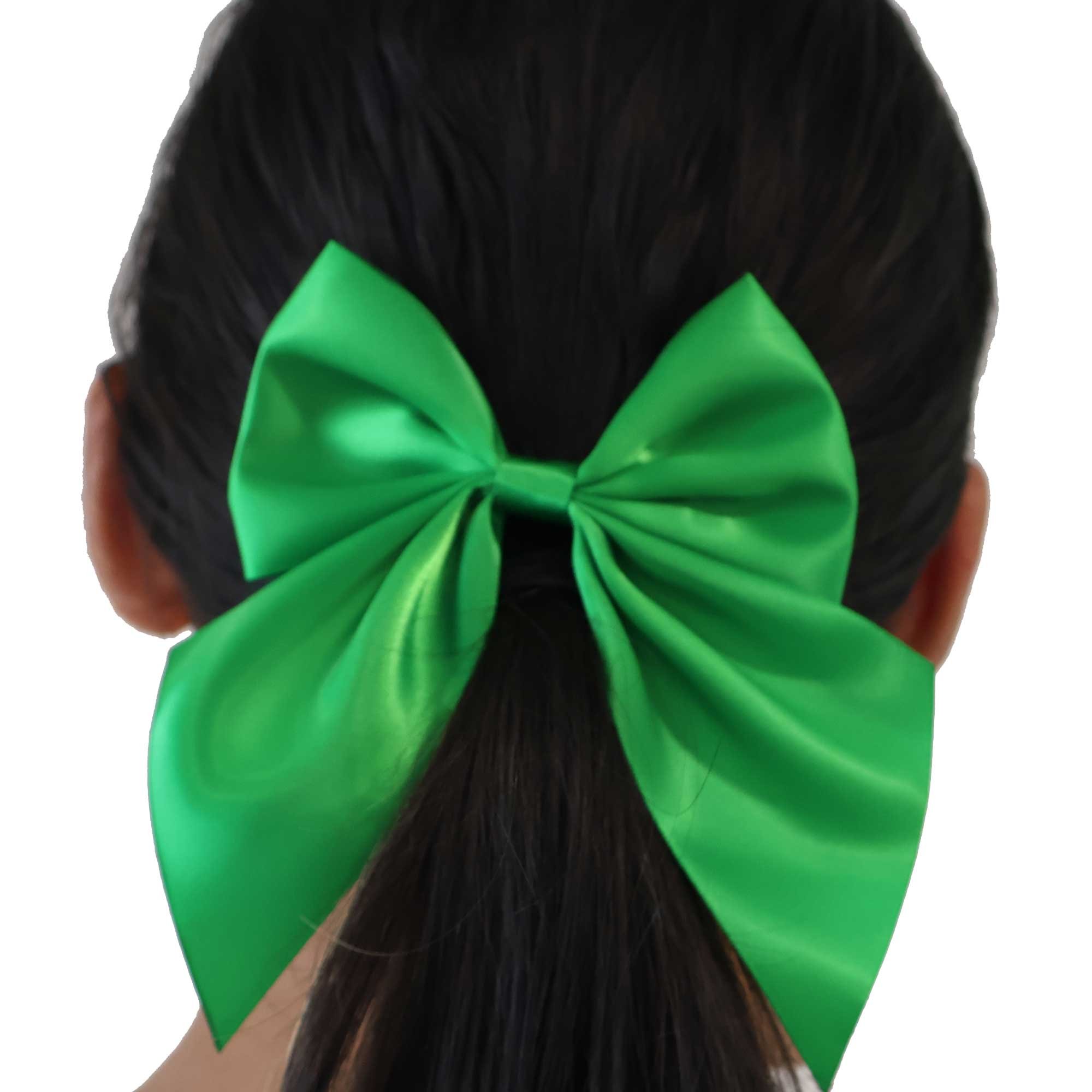 Team Spirit Hair Bow Green 14+