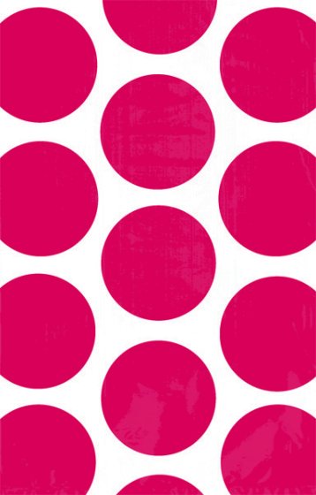 Paper Bag Polka Dot Apple Red