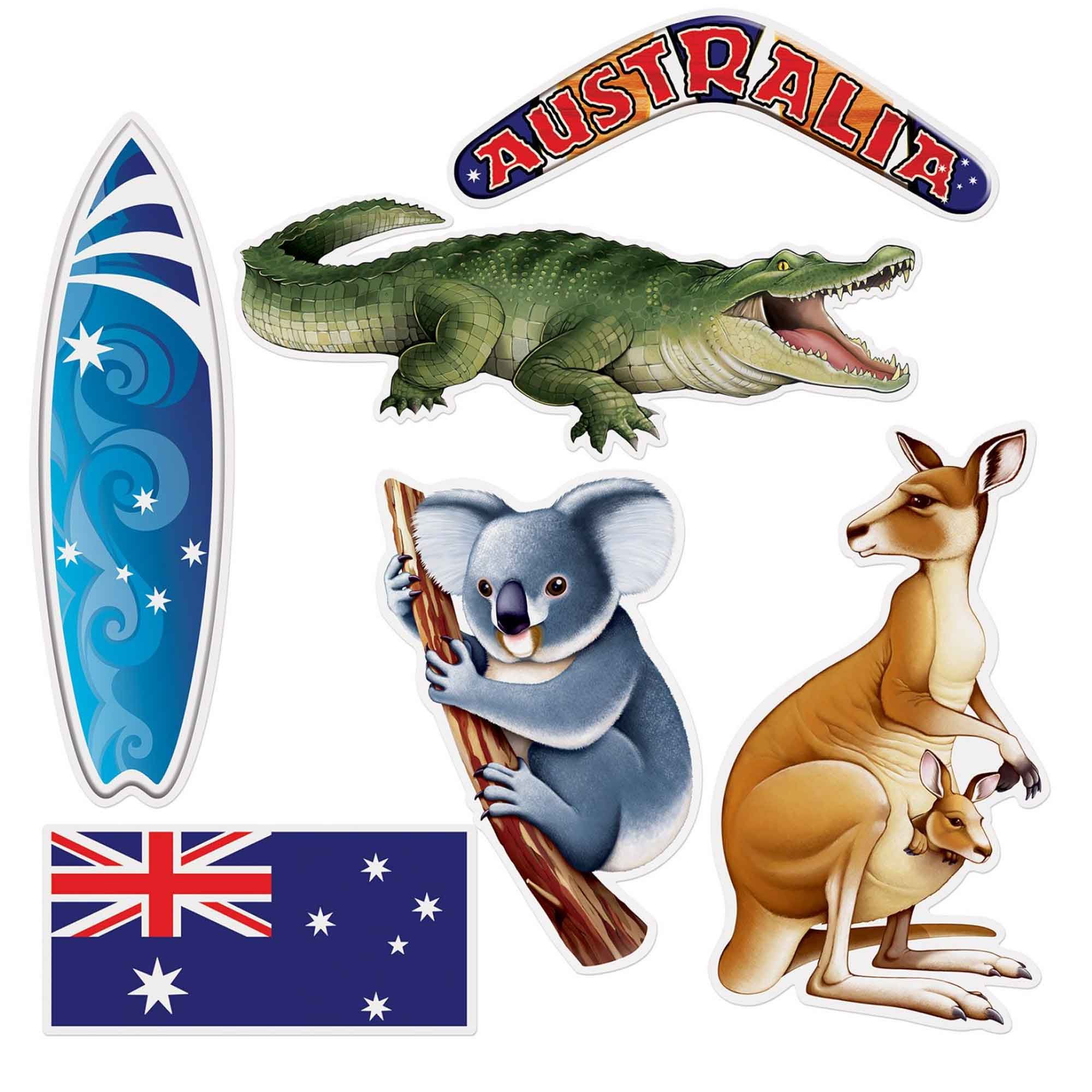 Beistle Australian Cutouts