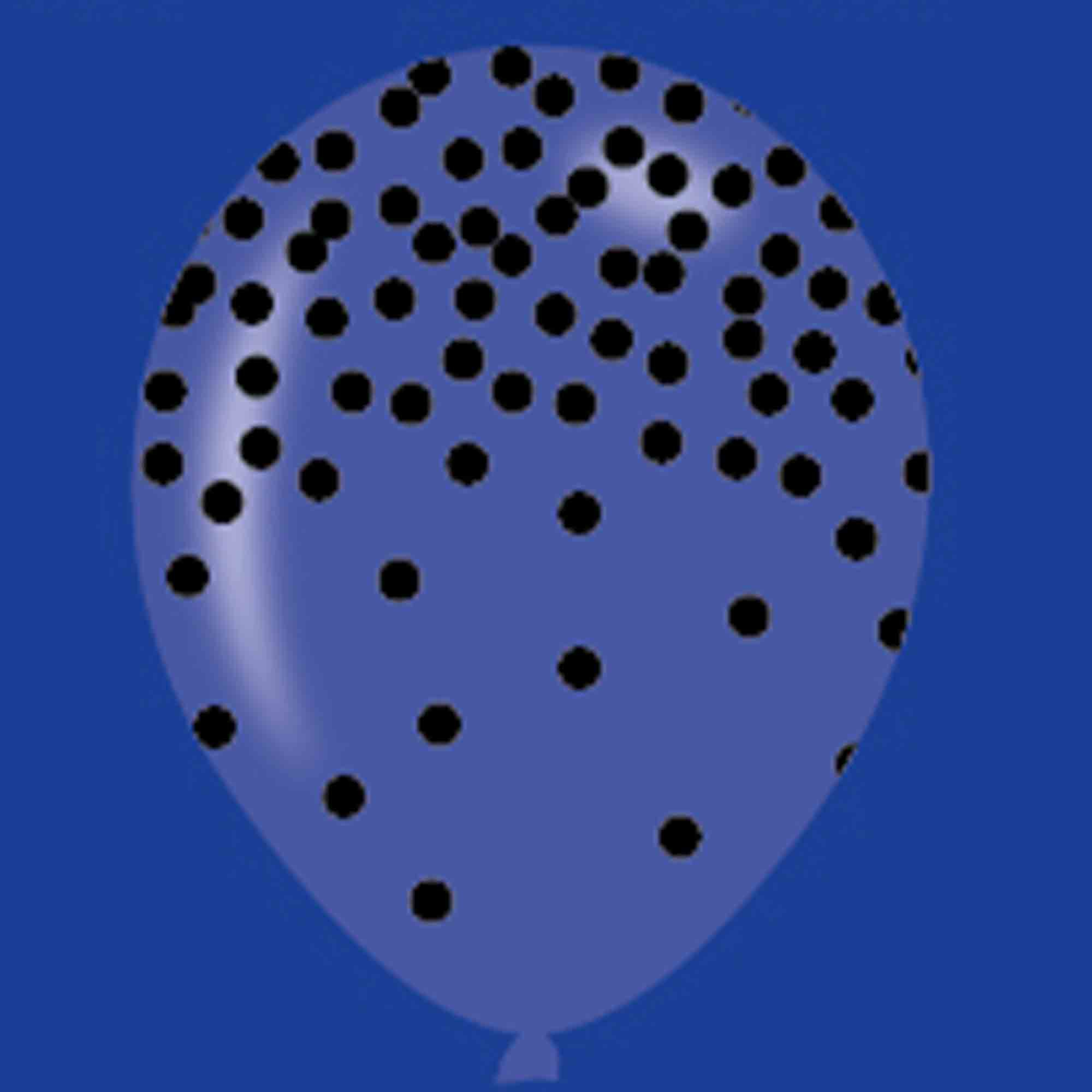 Latex Balloons 27.9cm & Confetti Black & Gold