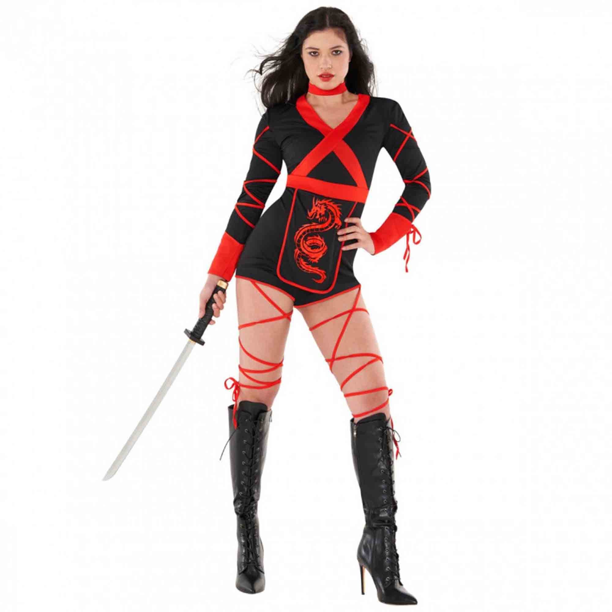 Costume Ninja Playsuit Women's Size 8-10